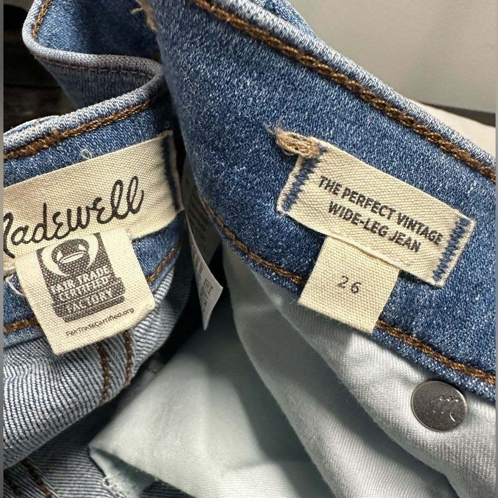 Madewell Blue Flare & Wide Leg Jeans - Picture 5 of 14